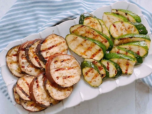 Grilled Zucchini and Eggplant