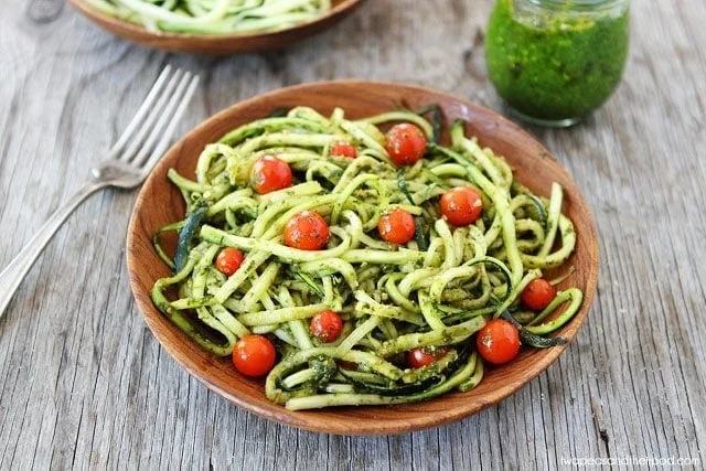 Zucchini Noodles with Pesto Sauce